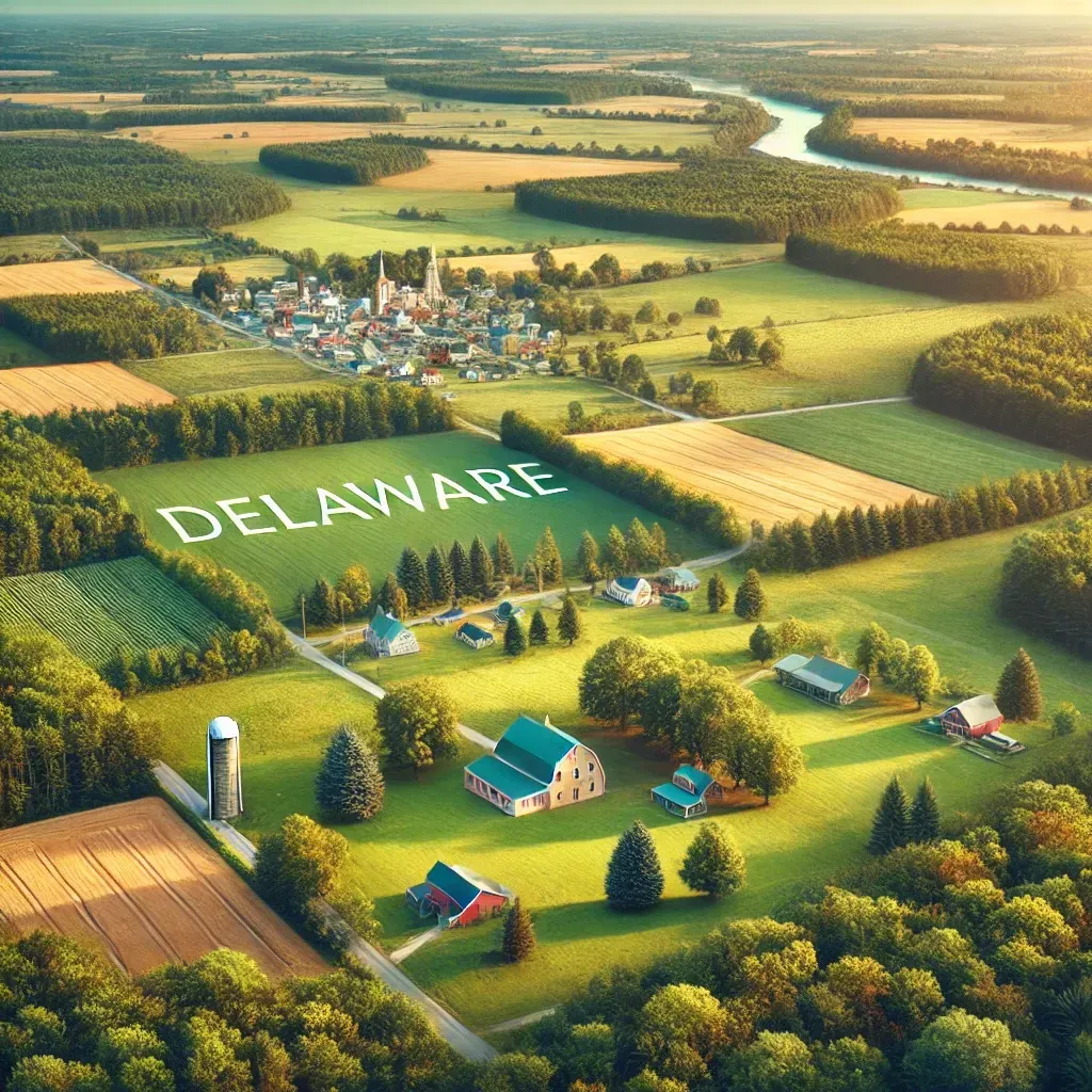 Explore top counties in Delaware for buying land: New Castle, Sussex, and Kent with investment potential