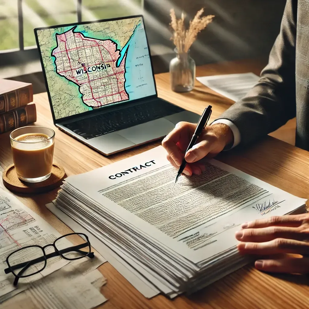 Essential paperwork guide for buying and selling land in Wisconsin, including contracts and mineral rights