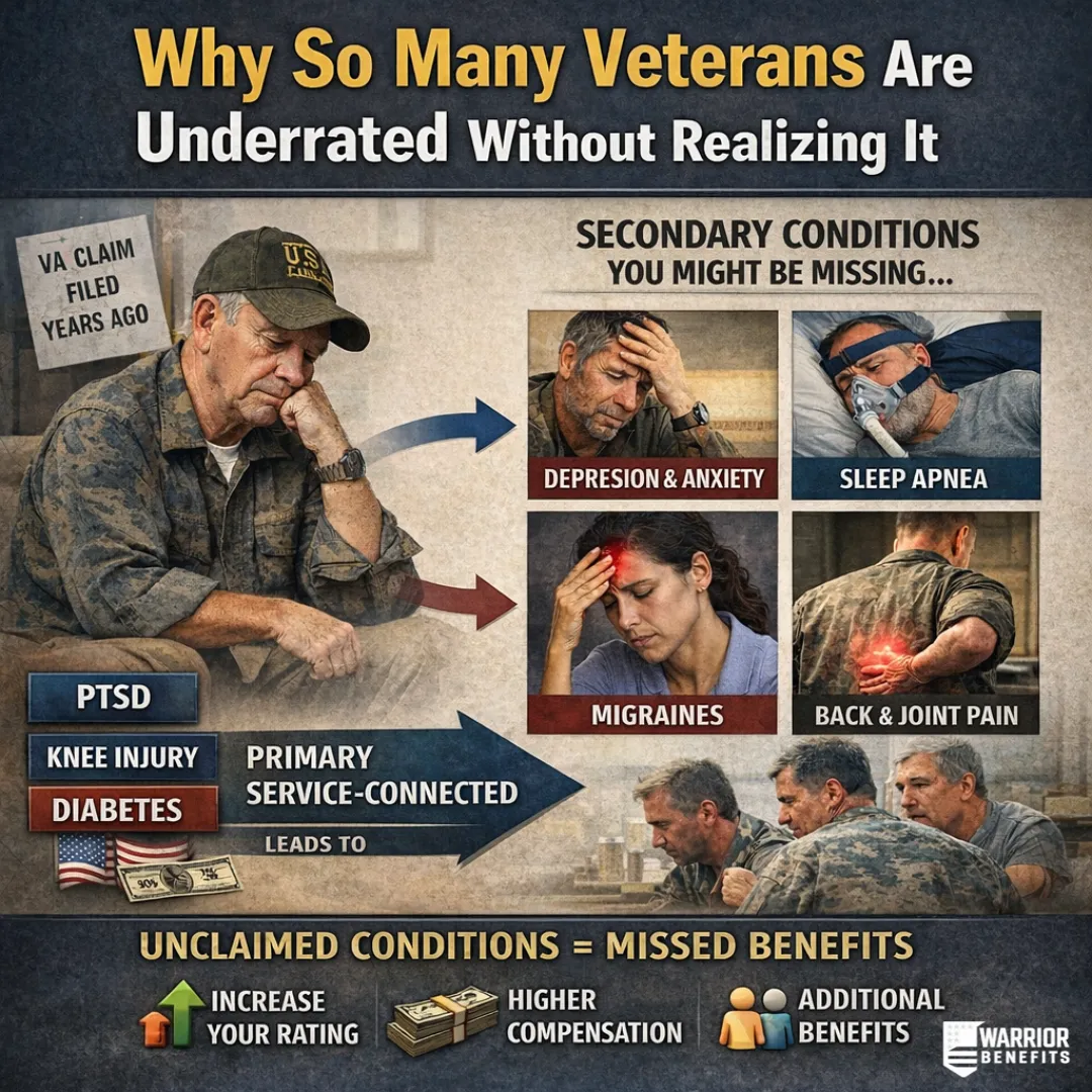Secondary Conditions: The Hidden VA Ratings Most Veterans Never Claim