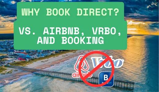 book direct and save, instead of using Airbnb or Vrbo!