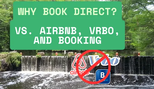 book direct instead of on Airbnb, Vrbo, or Booking