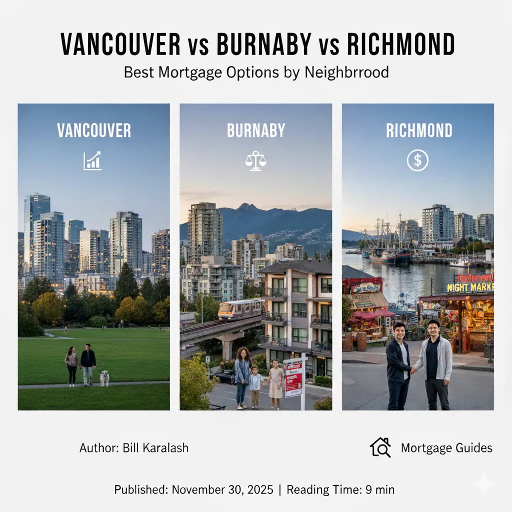 Vancouver vs Burnaby vs Richmond: Best Mortgage Options by Neighborhood