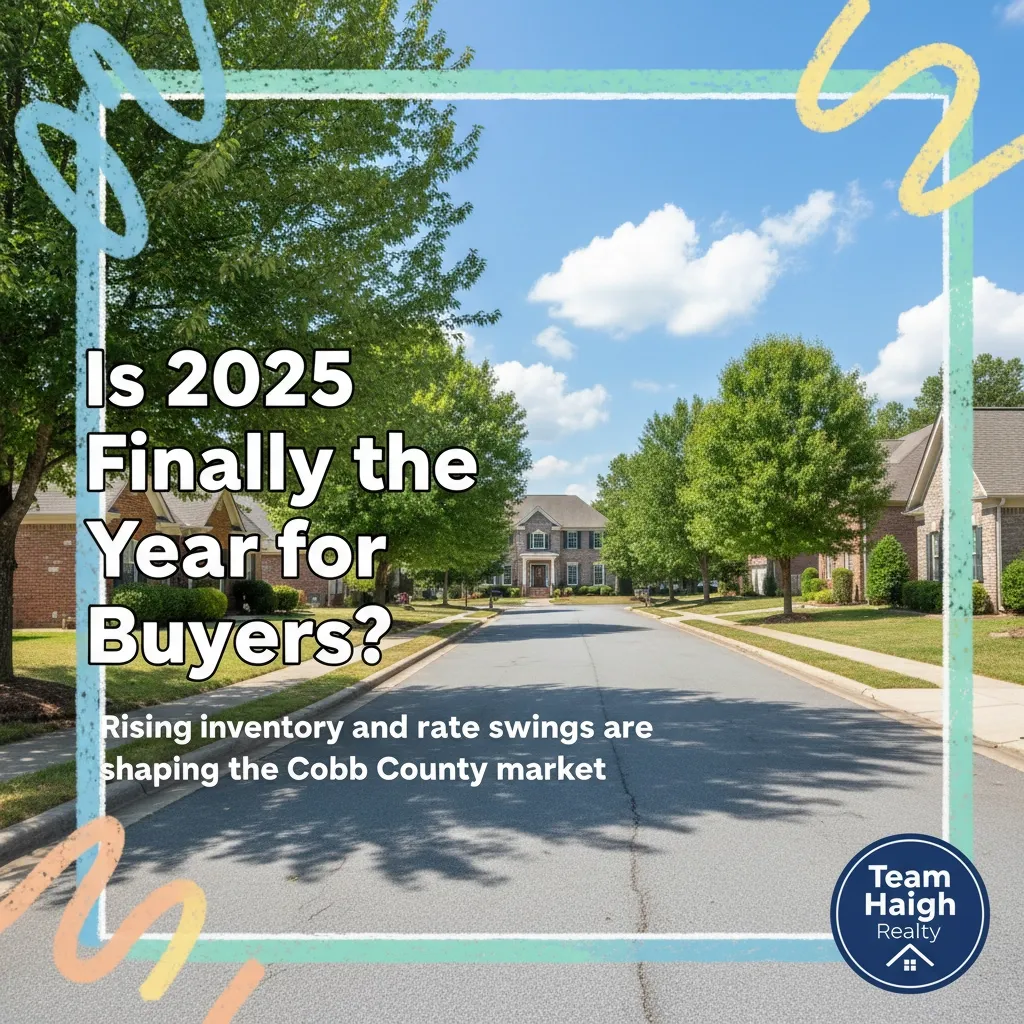 Image of a Cobb County homes with a sold sign