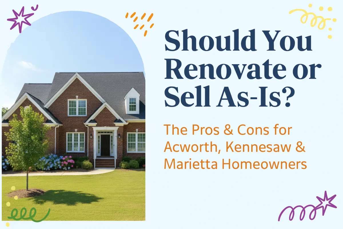 image of a home with should you renovate or sell as is