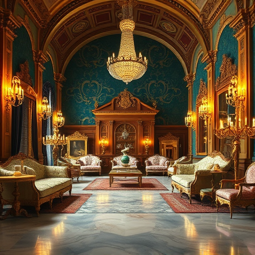 A colorful FolkArt-inspired small bathroom undergoing renovation, featuring intricately patterned tile walls in warm earthy tones such as terracotta, mustard yellow, soft teal, and deep forest green, decorated with whimsical floral and geometric motifs. The cozy space includes an eclectic vintage vanity with a mirror covered in playful decals, a small terracotta potted plant on a painted wooden shelf, and a charming clawfoot bathtub with ornate, curvilinear legs decorated with hand-painted stars and swirl patterns. Bright, patterned towels hang on a rustic wrought-iron rack, while mismatched jars and brushes add personality. A stained-glass window casts soft, colorful light into the room, creating a warm, inviting atmosphere. Fun details include a tiny painted frog figurine near the sink and a birdhouse-shaped soap dispenser, all conveyed with bold, textured folk art strokes and a lively color palette celebrating cheerful renovation and creative transformation of a small bathroom.