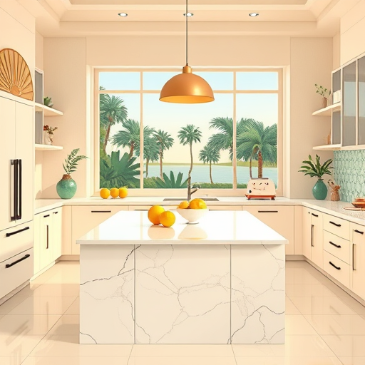 Luxurious industrial-style bathroom decorated in a Baroque art style, featuring opulent marble countertops with intricate gold filigree accents and textured dark exposed brick walls. Ornate gilded mirrors with elaborate scrollwork and baroque flourishes reflect warm golden light from vintage chandeliers adorned with crystal prisms. The centerpiece is a deep freestanding clawfoot bathtub with ornamental claw feet and classical carved patterns, set against distressed metal pipes decorated with baroque motifs like cherubs and floral scrolls, blending ornate elegance with industrial elements. Vintage brass fixtures with detailed engravings contrast with steel beams and aged ventilation grilles, adding a playful baroque touch. Soft warm lighting highlights luxurious textures and intricate details, creating a cozy, regal atmosphere. Quirky accents include a Victorian-style clock with industrial gears and a lush potted plant with an ornate ceramic stand, providing vibrant greenery. A large arched window with rich velvet drapes offers a view of an overcast cityscape, contrasting modern urban life with the refined, eclectic interior. The overall ambiance combines sophisticated opulence with playful eccentricity through a vibrant yet muted palette of deep golds, dark bronze, emerald green, and slate blues.