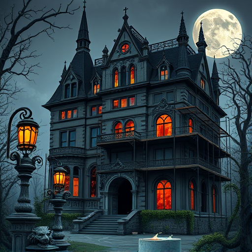 A realistic depiction of a modern, budget-friendly bathroom renovation featuring DIY touches. The scene includes neutral-toned ceramic tiles in beige and gray laid in a simple geometric pattern, with a small repurposed wooden stool serving as a shelf holding vintage-inspired toiletries and lush green potted plants. A chalkboard sign with handwritten notes like "Upgrade on a dime!" is mounted near a matte black faucet and white ceramic sink, complemented by a reclaimed wood frame mirror reflecting warm, cozy lighting. The partially tiled shower area is decorated with a whimsical shower curtain showcasing geometric motifs, while a stack of mismatched, colorful towels emphasizes the DIY charm. Additional details include a spool of twine, unused paint swatches on the wall, and a playful rubber duck peeking out from behind the towels. The warm neutral palette and textured surfaces create an inviting atmosphere that celebrates creativity, resourcefulness, and affordable style in bathroom design.