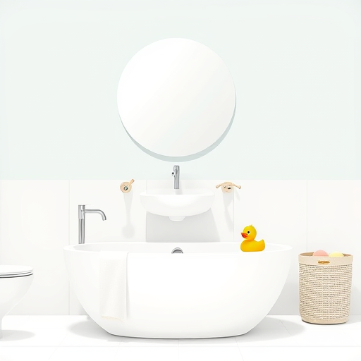 A luxurious Baroque-style bathroom featuring intricate, ornate ceramic tile installation on elegant walls and floors. The elaborate tile patterns include swirling motifs, gilded accents, and intricate flourishes that evoke opulence and craftsmanship. In the foreground, a marble countertop with gilded edges displays a detailed tile sample featuring vibrant colors such as deep golds, lush greens, and rich blues, enhancing the luxurious palette. Subtle reflections and shadows highlight the fine craftsmanship. Quirky decorative elements include a tiny ceramic frog holding a miniature tool perched on a tiled ledge and a miniature gold siphon with floral engravings nestled among the tiles. The background showcases an expansive bathroom with grand columns, ornate mirrors, and soft, diffused light filtering through a stained-glass window depicting Florida’s natural scenery—palm trees, the sun, and waves—reflecting Brooksville, Florida’s charm. The overall scene combines sophistication with playful details, using a rich color palette of golds, reds, greens, and whites to create a regal, engaging visual that highlights expert tile installation services with a creative, personality-filled touch.