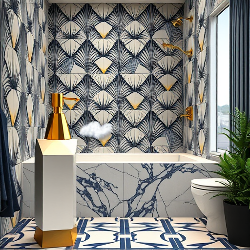 A vibrant, pop art-inspired kitchen design featuring bold geometric shapes and exaggerated lines. The scene includes oversized, cartoonish appliances like colorful mixers, whimsical spatulas, and stylized pots and pans with playful character shapes such as smiling teapots and mischievous frying pans. Bright, flat color blocks in electric pinks, vibrant yellows, bold blues, and primary reds create a lively, energetic atmosphere. The background displays abstract tile patterns, comic book-style speech bubbles with playful sounds like “buzz” and “whisk,” and a large window with bold black frames reveals a sunny outdoor scene with exaggerated leafy plants and a bright sky. Floating shelves hold eye-catching kitchen accessories, enhancing the fun and creative vibe of this modern, pop art-inspired kitchen gallery.