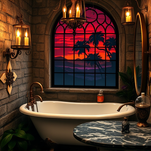 An Aboriginal Art-inspired illustration symbolizing bathroom remodeling permits, featuring interconnected dot patterns and flowing lines reminiscent of traditional Indigenous dot painting. The scene includes a stylized bathroom sink with ornate motifs, surrounded by icons of tools, blueprints, and paperwork representing planning and approval. Abstract depictions of bathtubs and showerheads decorated with dotted designs blend into the vibrant environment. Floating above are feathers and concentric circles, symbolizing permissions and approvals. The background depicts a stylized landscape of rolling hills and water features, with a clear sky of dotted cloud patterns. Playful, tiny creatures made of dots—such as lizards and birds—interact within the scene, adding personality. The color palette combines earthy reds, ochres, and browns with vibrant blues and whites, conveying trust, clarity, and creativity. Overall, the illustration uses symbolic forms and patterns to artistically represent the complex permit process in a culturally respectful and whimsical style, ideal for a blog cover image about bathroom permit approvals.