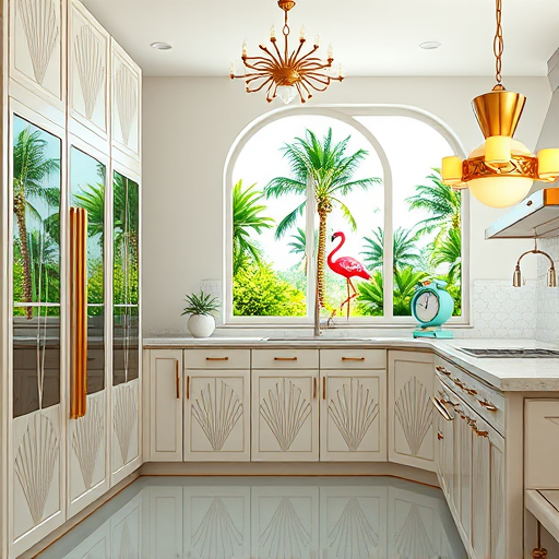 A minimalist, modern bathroom illustration emphasizing energy efficiency and eco-conscious design. The scene features a streamlined low-flow toilet with a cheerful water droplet mascot giving a thumbs-up, and a compact energy-saving water heater mounted on the wall. A transparent sink highlights water conservation, complemented by a digital panel displaying energy statistics in soft, calming hues. The light-colored background has subtle patterns that evoke tranquility, while playful details like tiny, smiling plants sprouting from energy-efficient LED ceiling bulbs add personality. Animated sun and moon icons in opposite corners symbolize day and night energy savings, adding gentle movement to the scene. The overall style is clean and simple, with a harmonious color palette of soft blues, greens, and warm neutrals, creating an inviting, sustainable environment that showcases innovation and eco-friendly practices in modern bathroom design.