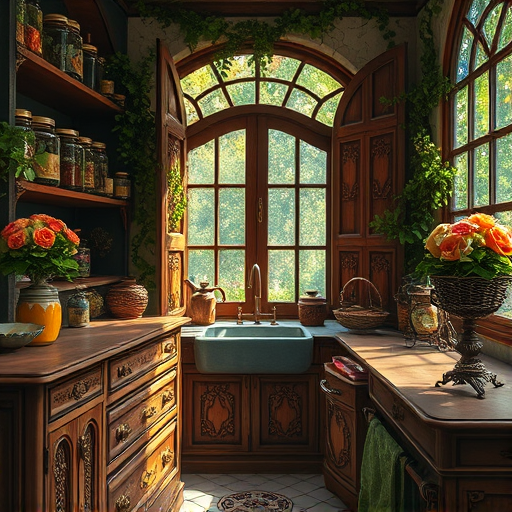 A hyperrealistic image of a luxurious Florida bathroom remodel in Hillsborough County showcasing elegance and comfort. The scene features an expansive freestanding soaking tub with ornate clawfoot detailing positioned beneath large floor-to-ceiling windows revealing a lush tropical backyard with vibrant greenery and blooming bougainvillea. Rich marble countertops with subtle swirling patterns reflect soft warm lighting, highlighting sleek modern fixtures with brushed gold accents that add opulence. A glass-enclosed rain shower with a rainforest motif is surrounded by textured feature tiles mimicking Florida’s natural landscape, such as coral reefs and sandy textures, infusing a nature-inspired personality. Floating wooden shelves display potted plants and whimsically shaped soap dispensers, introducing playful contrast to the sophisticated palette. The color scheme includes warm neutrals, soft golds, and touches of aqua, creating a calming, luxurious atmosphere enhanced by subtle sunset reflections through the windows. The background features lush palms and a hint of the coastal horizon, evoking a tropical ambiance. Quirky details like a vintage retro soap dish and seashell-shaped ceramic sculpture add charm and personality. The overall design combines calm sophistication with playful accents, capturing the vibrant Florida lifestyle in stunning hyperrealism that highlights every glossy tile, gleaming fixture, and lush detail perfectly suited for an eye-catching blog cover image.