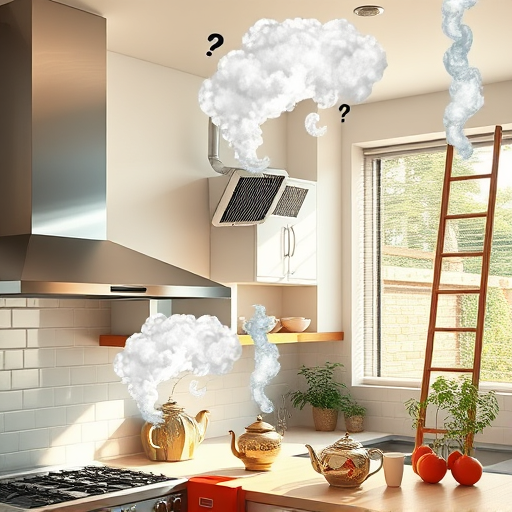 A detailed split-screen image contrasting an outdated kitchen on the left with a modern luxury kitchen on the right. The "before" shows a cluttered space with worn, mismatched cabinets, dull countertops, and a vintage teapot, evoking neglect and nostalgia. The "after" features sleek, deep navy glossy cabinets with polished gold hardware, ultra-modern reflective appliances, and pristine marble countertops with subtle veining. Stylish accents include a contemporary pendant light, a minimalist fruit bowl, and an herb garden in a chic window box. In the background, a large window reveals a lush garden scene bathed in warm sunlight, enhancing the inviting atmosphere. Subtle reflections highlight high-end finishes, while the overall tone celebrates craftsmanship and transformation with a warm palette of rich woods, deep blues, soft whites, gold accents, and greenery, creating an elegant yet cozy kitchen revival scene.
