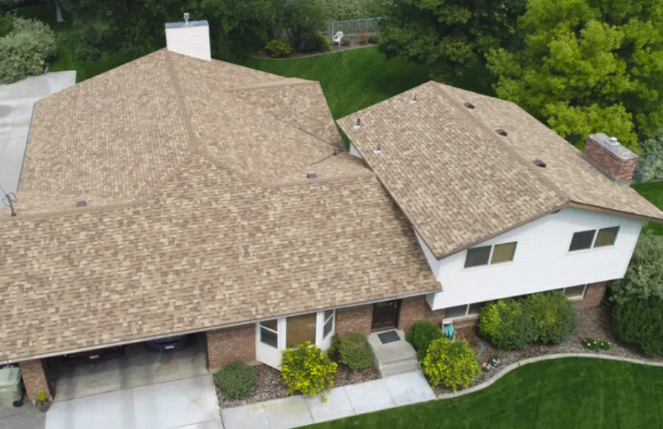 Roof replacement San Antonio in Sienna Wood