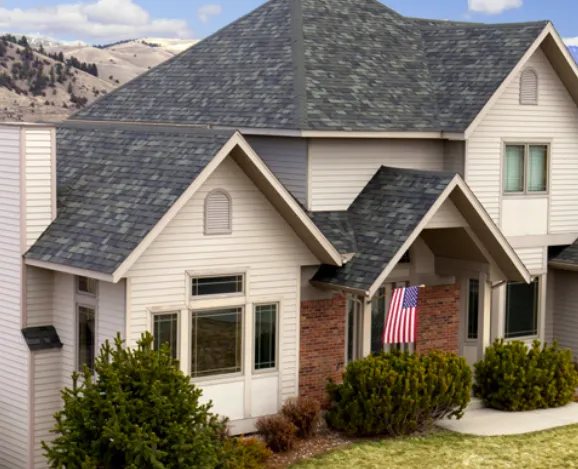 roofing replacement in storm gray