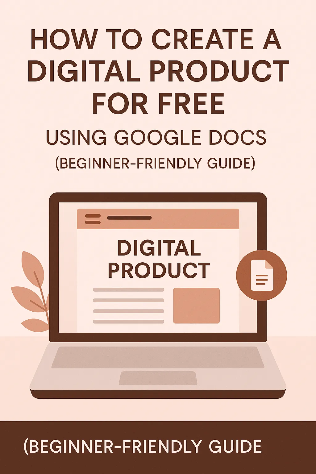 How to Create a Digital Product for Free Using Google Docs (Beginner-Friendly Guide)