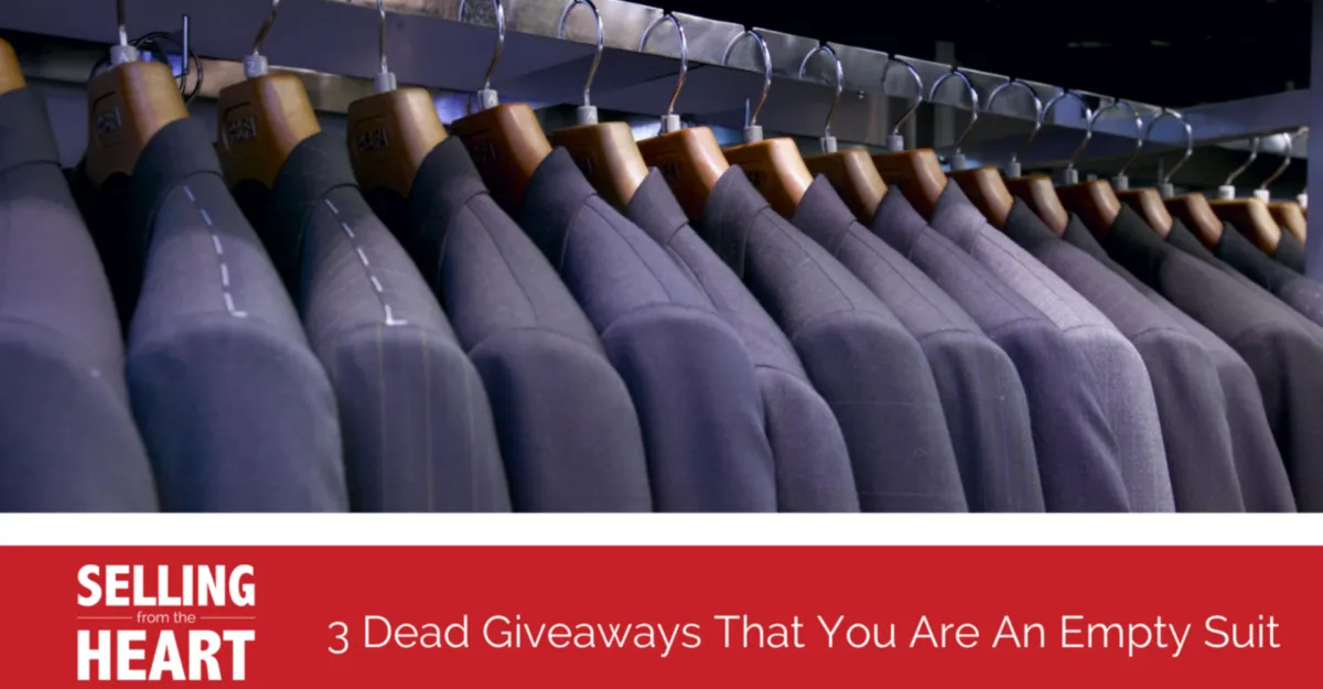 3 Dead Giveaways That You Are An Empty Suit