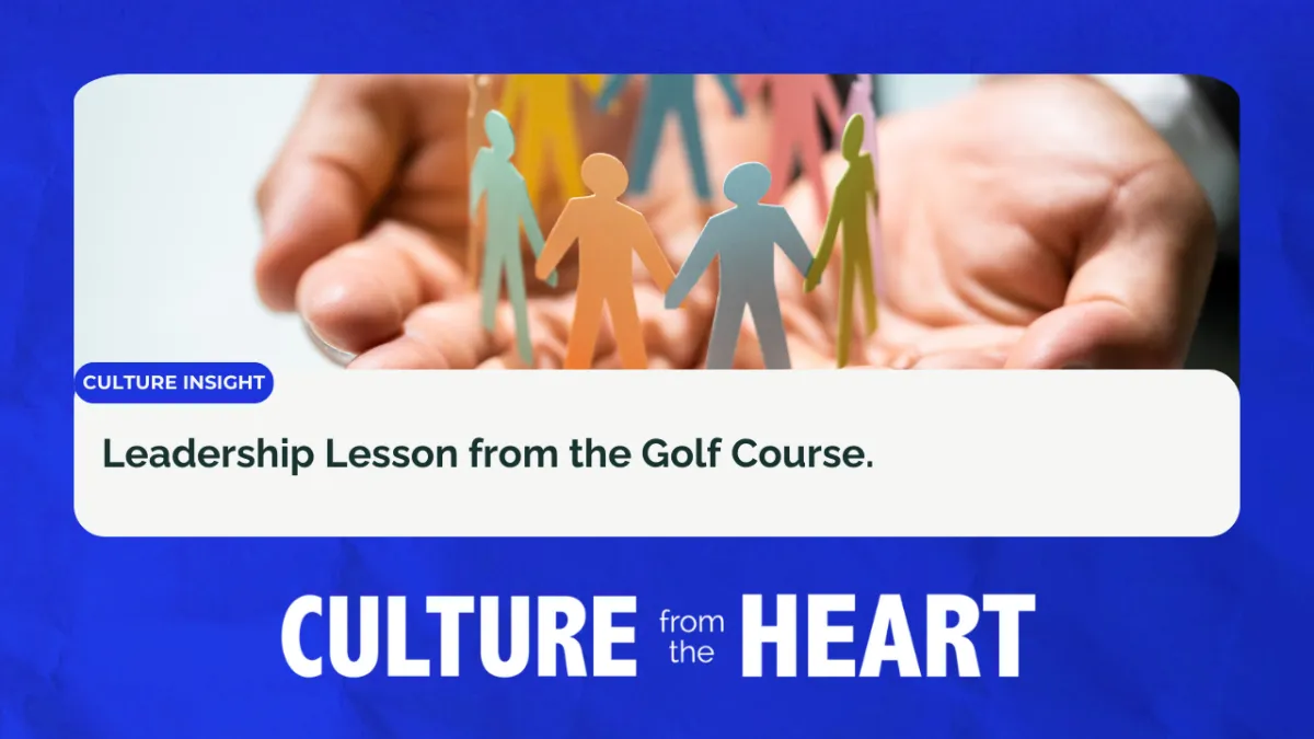 Leadership Lesson from the Golf Course