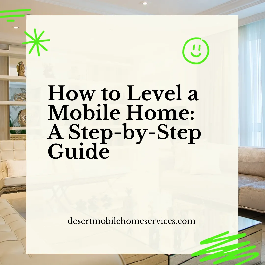 How to Level a Mobile Home: A Step-by-Step Guide