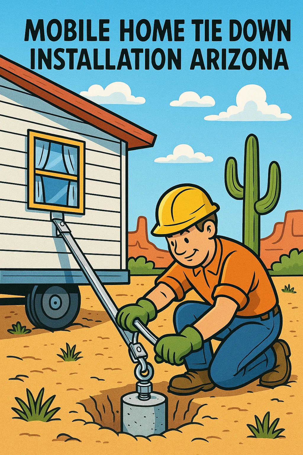 Mobile Home Tie Down Installation in Arizona: What You Need to Know