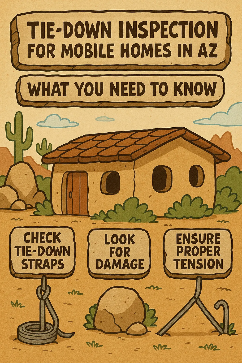 Tie Down Inspection for Mobile Homes in AZ: What You Need to Know