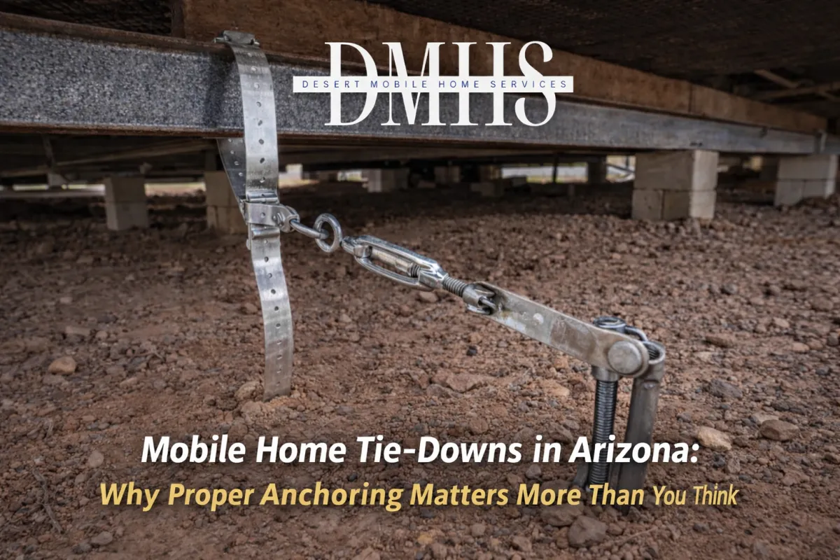 Mobile Home Tie-Downs in Arizona: Why Proper Anchoring Matters More Than You Think