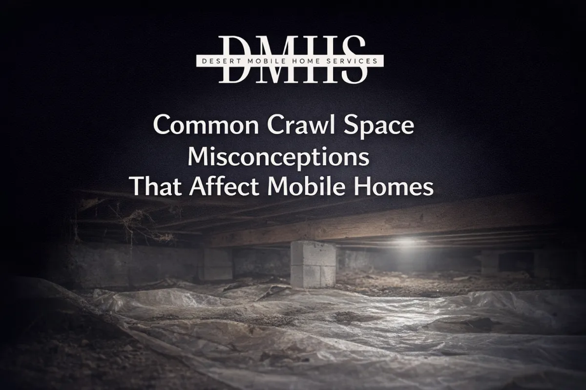 Common Crawl Space Misconceptions That Affect Mobile Homes