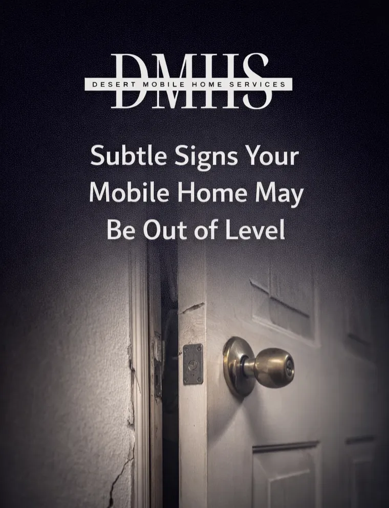 Subtle Signs Your Mobile Home May Be Out of Level