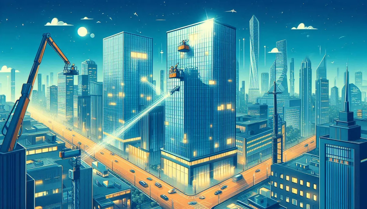 How Do Skyscrapers Get Their Windows Cleaned?