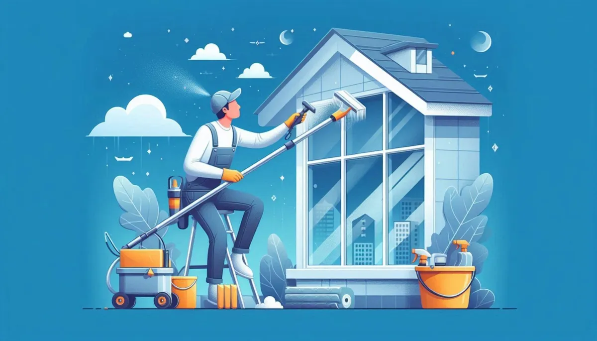 Telescopic Window Cleaning Tools Clean High Windows Safely