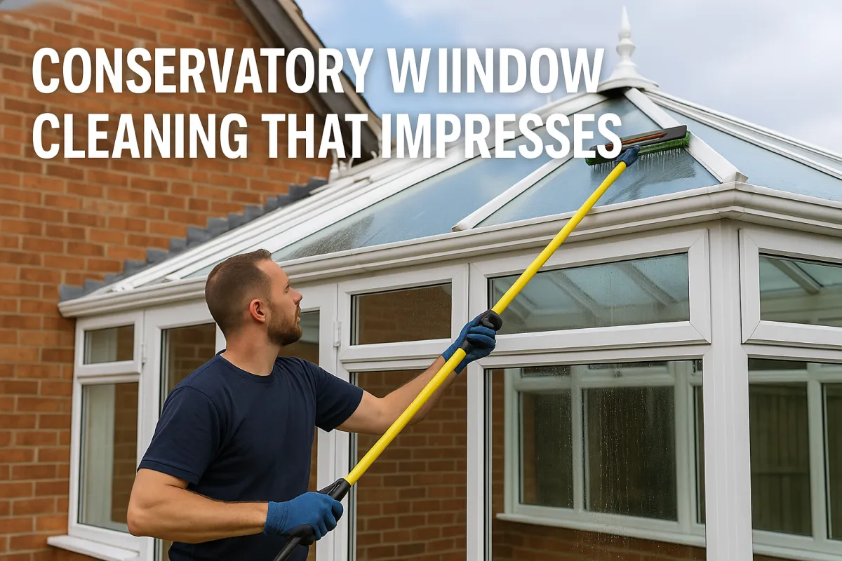 Conservatory Window Cleaning That Impresses