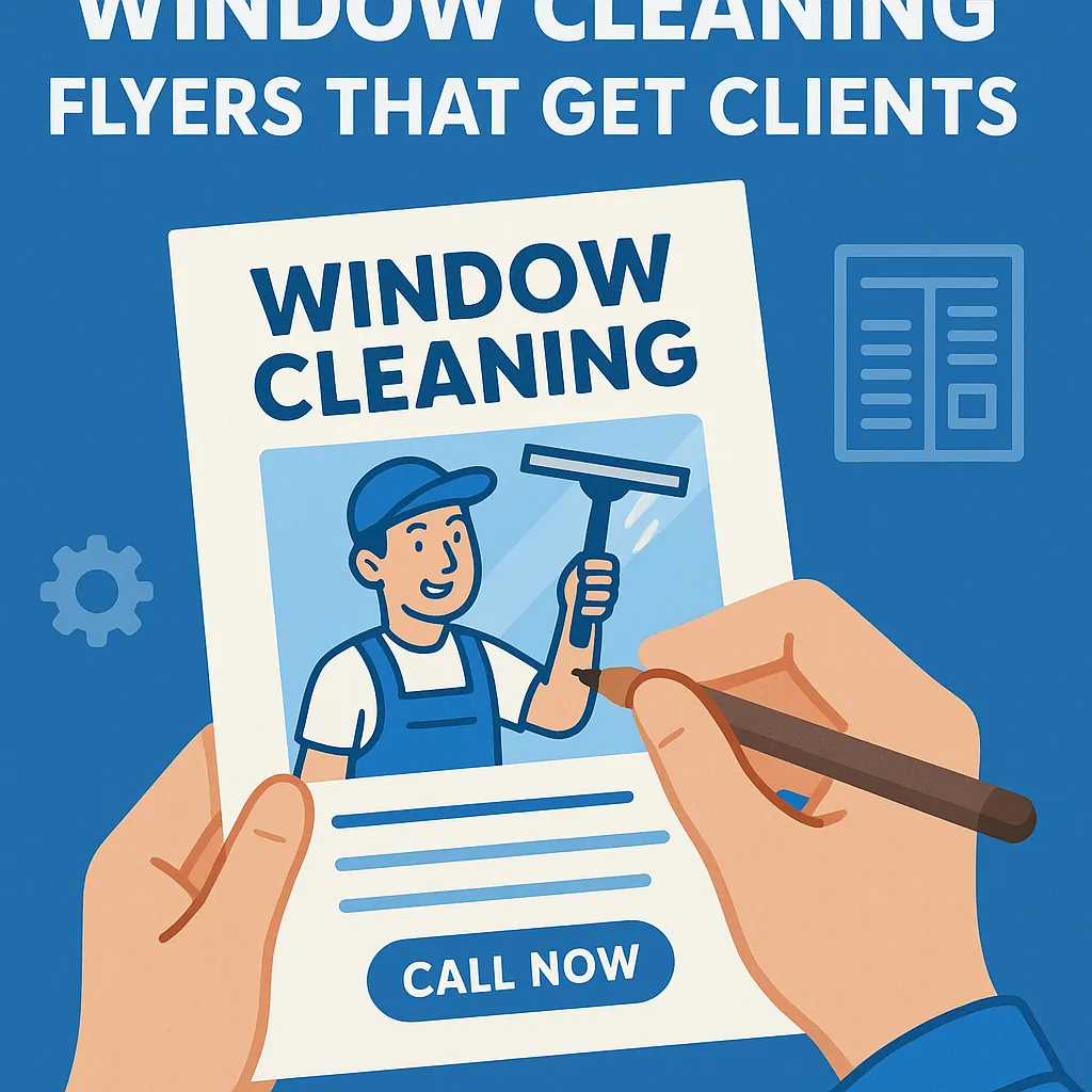 How to Design Window Cleaning Flyers That Get Clients