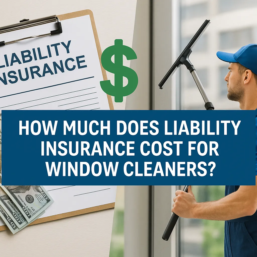How Much Does Liability Insurance Cost for Window Cleaners