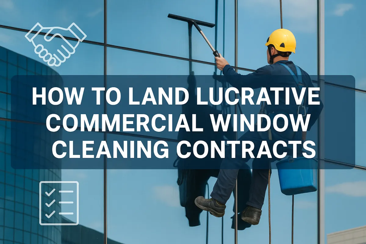How to Land Lucrative Commercial Window Cleaning Contracts