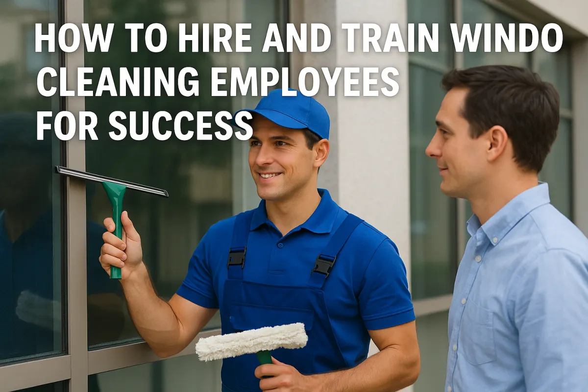 How to Hire and Train Window Cleaning Employees for Success