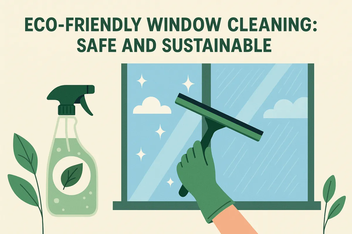 Eco-Friendly Window Cleaning: Safe and Sustainable