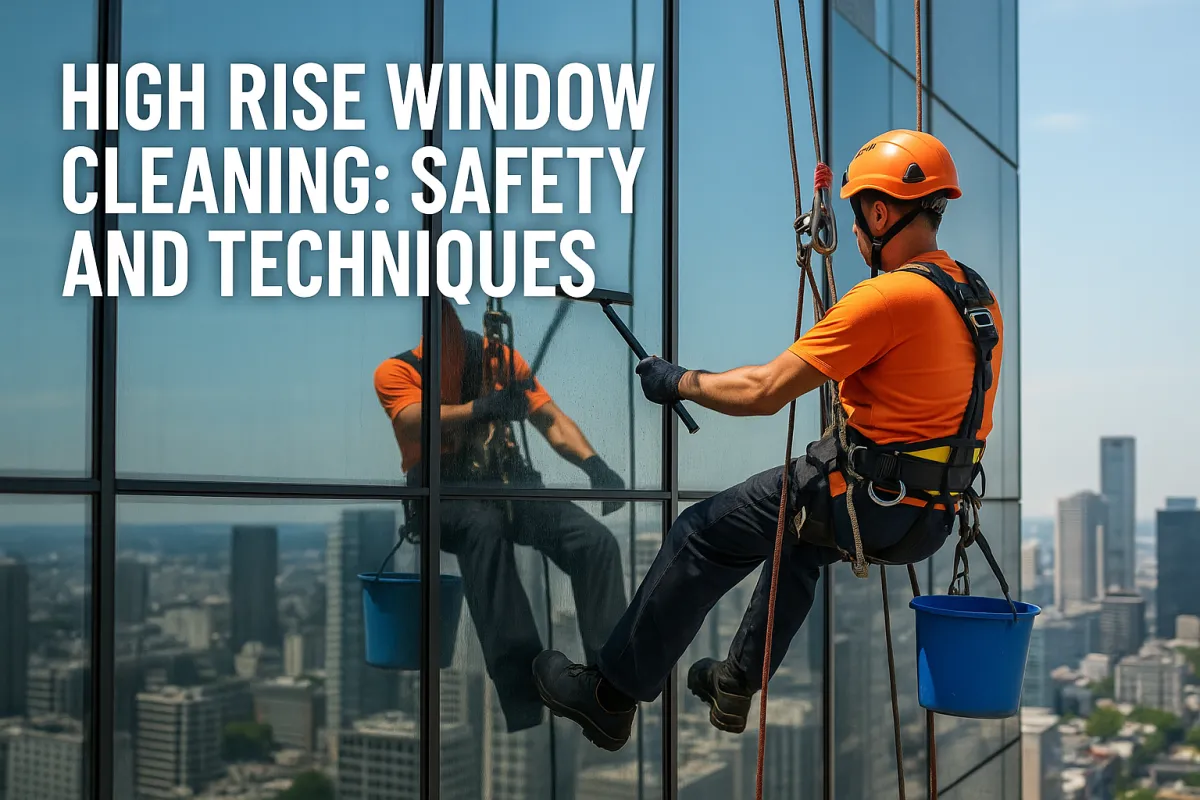 High Rise Window Cleaning: Safety and Techniques