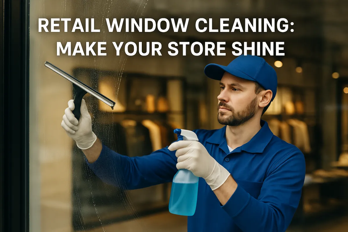 Retail Window Cleaning: Make Your Store Shine