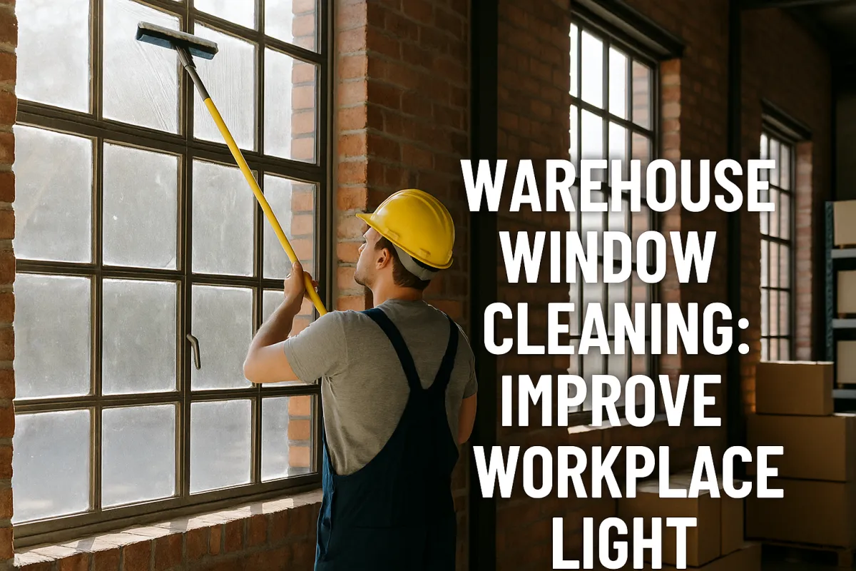 Warehouse Window Cleaning Improve Workplace Light