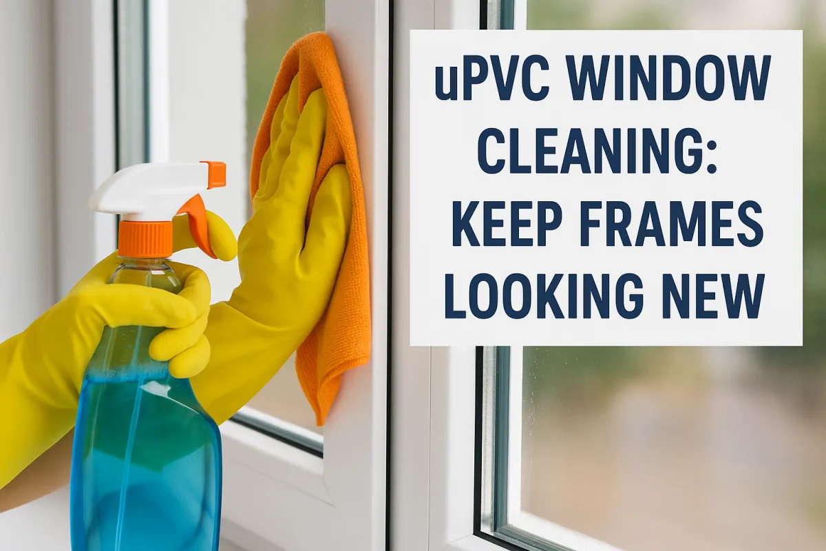 uPVC Window Cleaning: Keep Frames Looking New