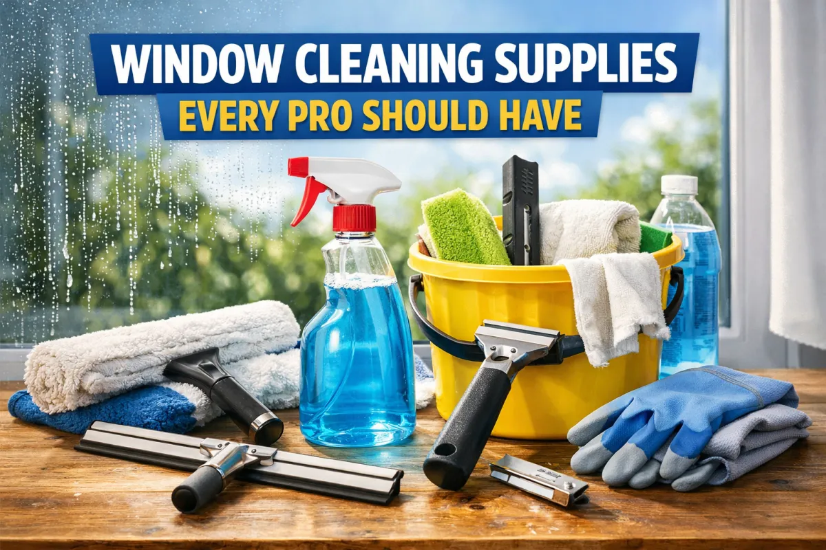 Window Cleaning Supplies Every Pro Should Have