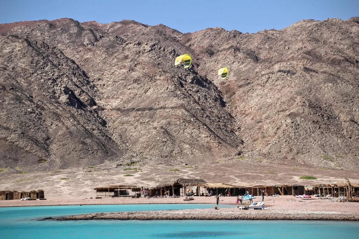egypt kitesurfing with kite reizen