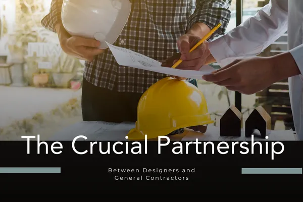photo of an interior designer working with a GC