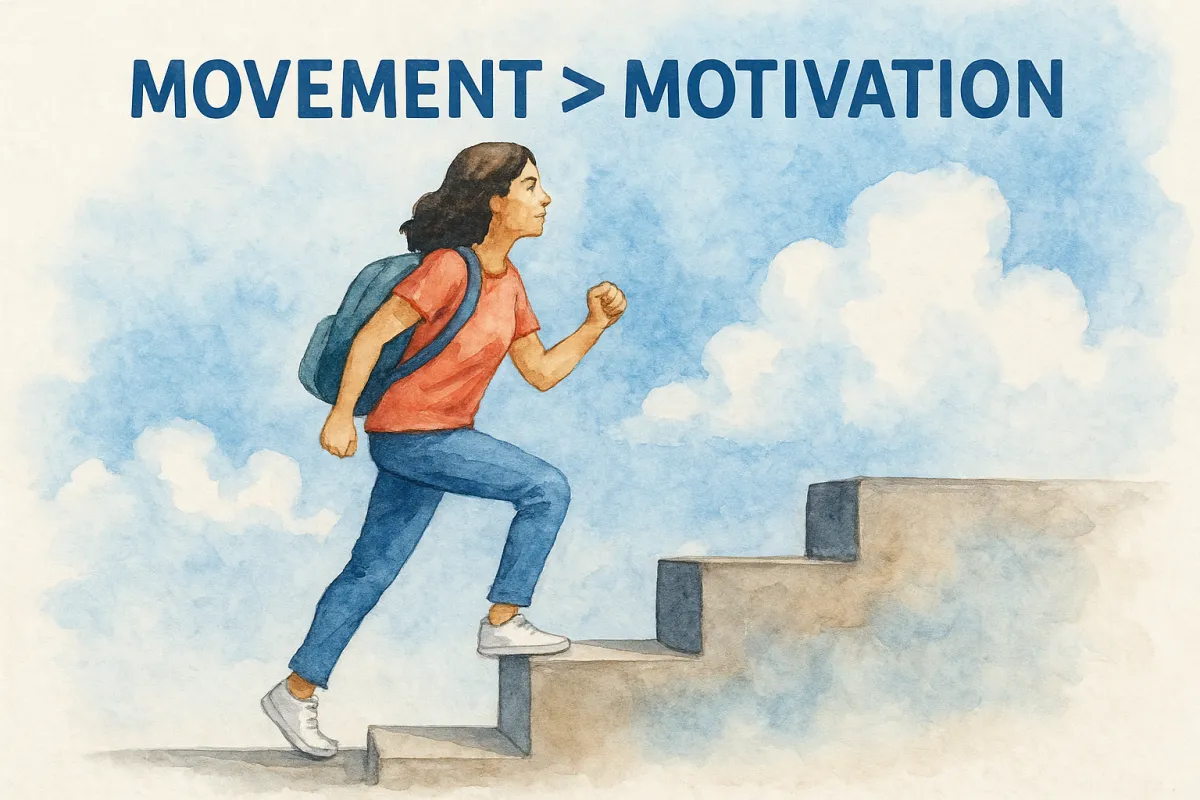 Motivation Is Overrated — Try Movement Instead