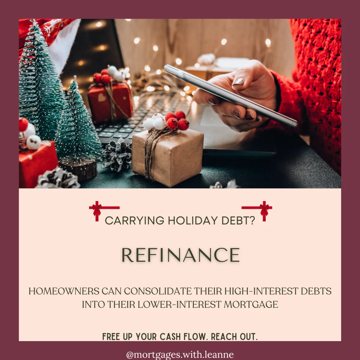 Holiday Debt?  Is a refinance right for you?