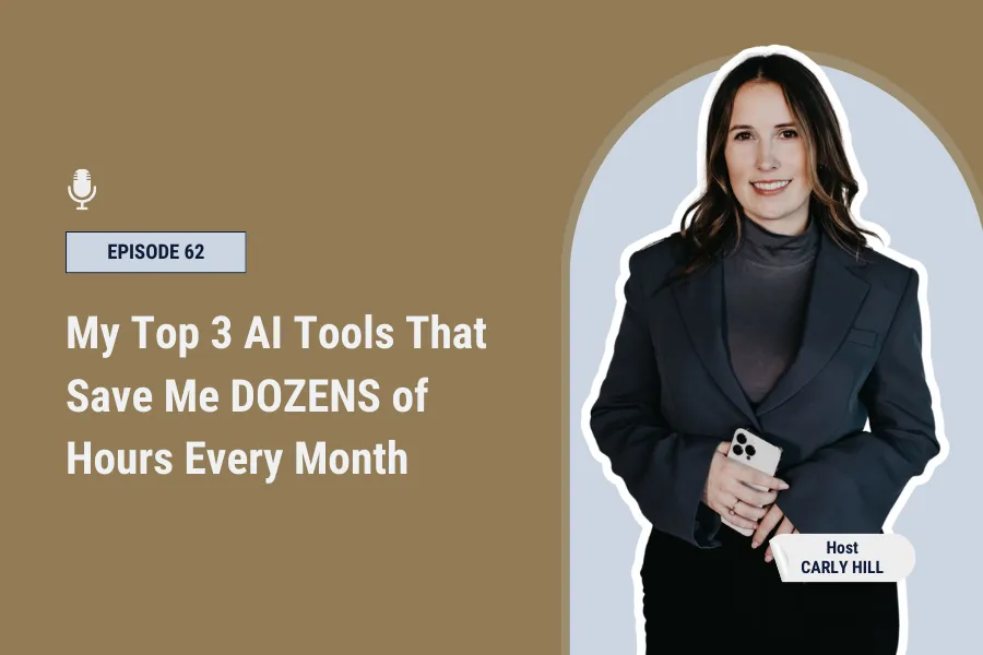 My Top 3 AI Tools That Save Me DOZENS of Hours Every Month [Ep 62]