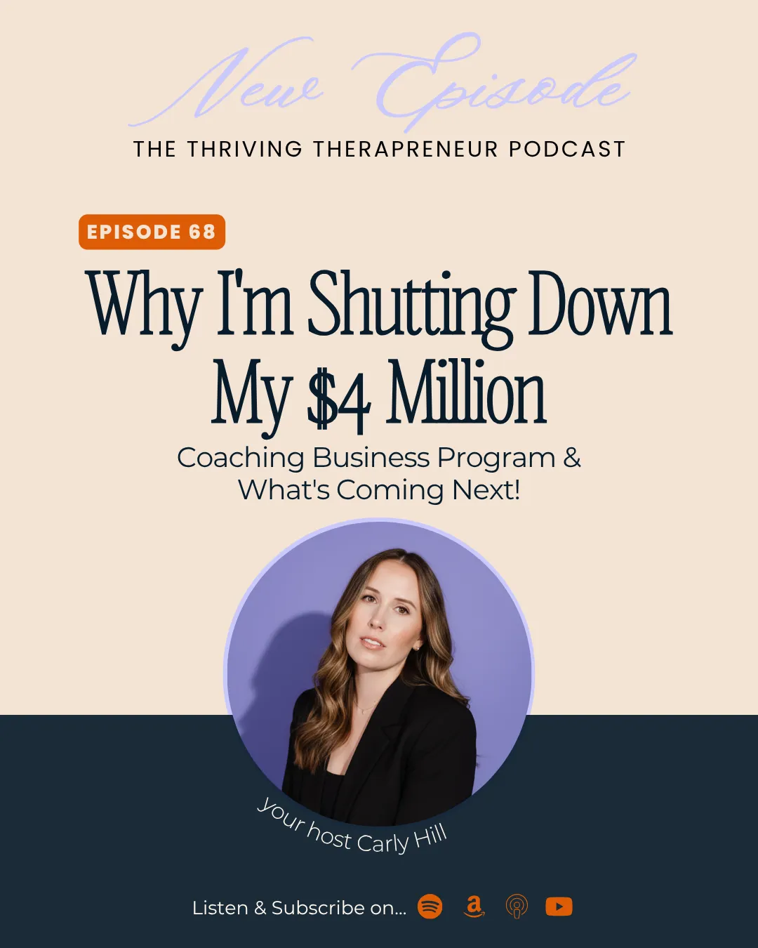 Why I'm Shutting Down My $4 Million Coaching Business Program & What's Coming Next! [Ep 68]