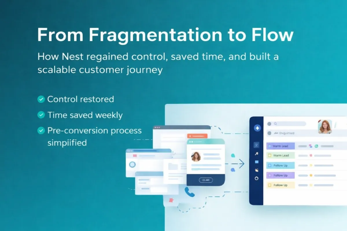 Fragmentation to Flow for Nest