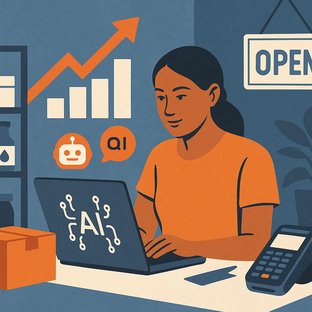 Southeast Asian small businesses using AI technology showing rapid adoption rates and competitive transformation across Vietnam Indonesia region