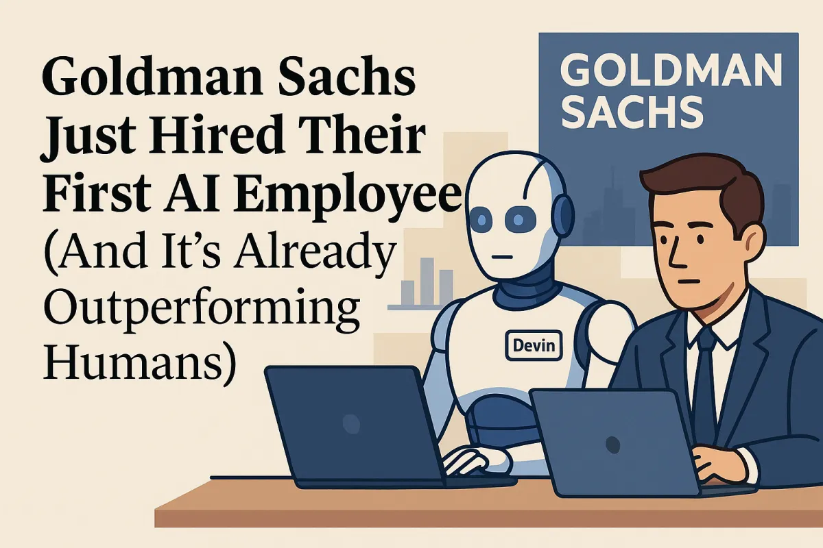 Goldman Sachs Just Hired Their First AI Employee